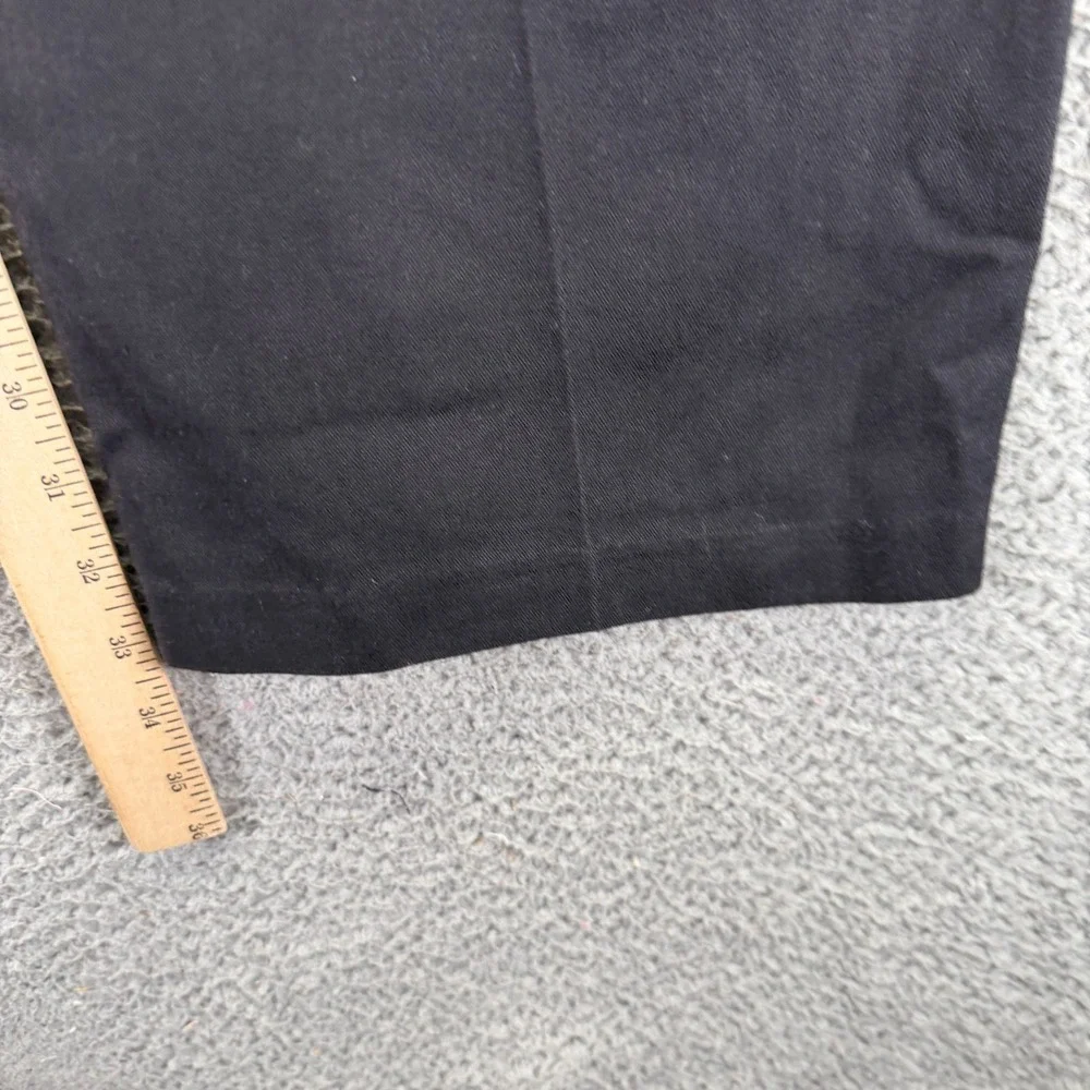 Dickies Pant Mens 30x34 Black Cotton Cargo Straight Leg‎ Utility Workwear Travel